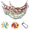 thumbnail image 2 of Miangastore 1 Set Woven Climbing Net for Parrot Bird Playing Pet Hamster Hammock Net, 2 of 8