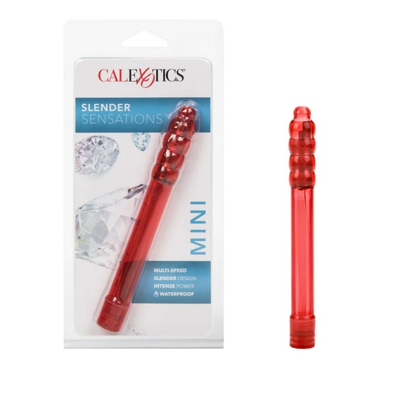 CalExotics Slender Sensations Multi-Speed Vibrator - Red
