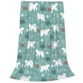 thumbnail image 2 of Vsdgher whiter Snow bear Print Ultra-Soft Micro flannel Blanket Throw Blankets for Couch Sofa, Bed (4 sizes)-50"x40", 2 of 7