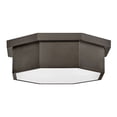 thumbnail image 3 of 46993BX Hinkley Lighting Facet - 30W 3 LED Medium Flush Mount-5 Inch Tall and 17.5 Inch Wide-Black Oxide Finish, 3 of 7