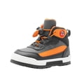 thumbnail image 4 of Tenis Bota Para Niño Casuales Cómodos Color Negro Naranja negro 14.5, 4 of 6