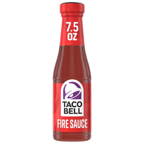 Taco Bell Fire Sauce, 7.5 oz Bottle,2 PACK