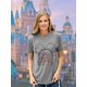 thumbnail image 2 of Camiseta OUMASK Magic Kingdom para mujer con estampado de castillos, 2 of 6