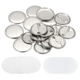 thumbnail image 1 of Unique Bargains 1.25inch Blank Button Making Supplies,50Pcs Badge Parts for Button Maker Machine, 1 of 5