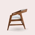 thumbnail image 2 of Silla Moderna Grace Sillón Decorativo Madera Tapizada En Tela, 2 of 5