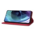 thumbnail image 4 of Compatible with Motorola Moto G51 5G Case Magnetic Closure Vintage Pattern PU Leather Wallet Cover with Card Slots-Red, 4 of 5