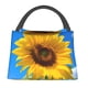 thumbnail image 1 of Easygdp Blue Sky Sunflower Bolsa de Almuerzo Insulada Reutilizable, Bolsa de Mano y Bandolera para Oficina, Trabajo, Viajes, 1 of 6
