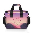 thumbnail image 7 of FORMRS Insulated Cooler Bag 24 Cans Capacity Soft Leakproof Lunch Box with Side Pockets, Pixel Floating Hearts, 7 of 7
