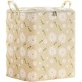 thumbnail image 1 of LAICAIW Sac de Rangement pour Vêtements Portable en Non-Tissé Sac de Rangement pour Vêtements et Couettes Boîte de Rangement pour Vêtements Contenant de Rangement Pliable pour Garde-Robe avec Poignée Durable Catégorie Garde-Robe Boîte de Rangement Vêtements pour Bébé (Beige, 1 of 7