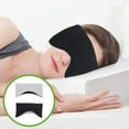 thumbnail image 5 of Vacemry Under $5 Breathable Sleep Eye Mask, Double Layer Light Blocking Cover for Night, Comfortable Student Nap Aid for Men Women, Adjustable Head Strap Design, 5 of 6