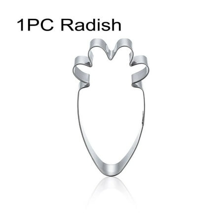 

1/3PCS Easter Egg Rabbit Radish Stainless Steel Cookies Cutter Biscuit Mould Kitchenware DIY Baking