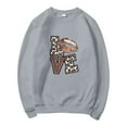 thumbnail image 4 of HUITKMM Winter Sweaters Women’S Football Print Oversized Hoodie – Relaxed Crew Neck Sweatshirt 4061 XXL, 4 of 4