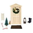 thumbnail image 1 of Adorno Navideño Para Casa De Muñecas 1/12, Juego De Gnomos En Miniatura Con Botas De Escalera, Farol, Corona De Árbol De Navidad, Accesorios De Decoración De Escoba Speravity HA038620-00, 1 of 6