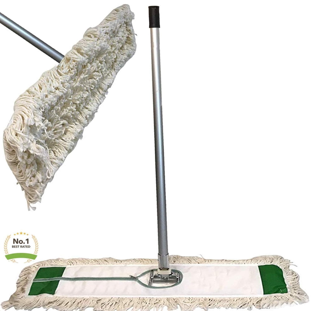 Industrial Class 24" Strength Cotton Dust Mop with Head Quick Change