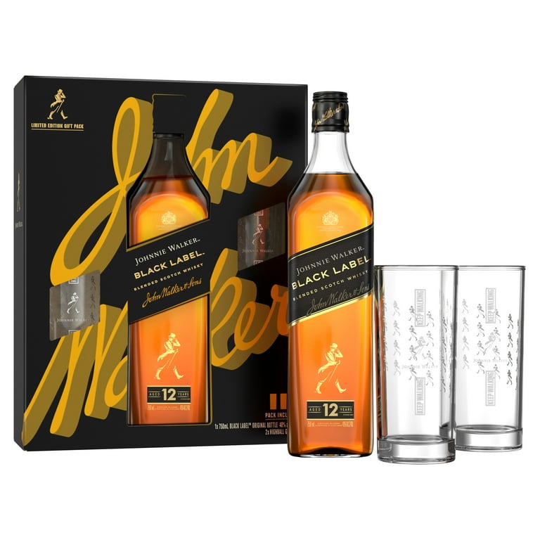 Johnnie Walker Black Label Blended Scotch Whisky, 750 mL Johnnie Walker Black Label Blended Scotch Whisky, 750 mL