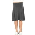 thumbnail image 5 of GJSYRH Girls Knee to Midi Length Aline Skirt with Built-in Shorts or Leggings Dark Gray 13-14 Years, 5 of 5