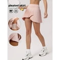 thumbnail image 2 of Top-kevin Women's High-Waisted Workout Skirt with Built-In Shorts - Non-See-Through Athletic skirt, Mid-Stretch Fabric for Cycling, Yoga, Running, Gym Easy Hand Wash Care, 2 of 10