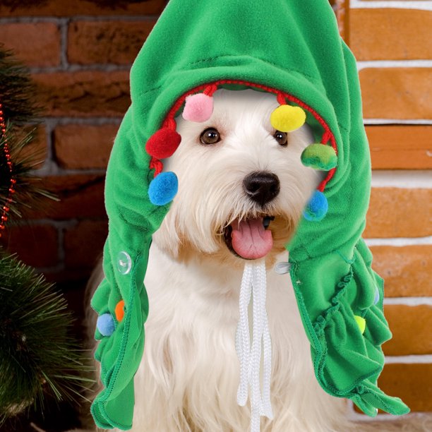 UPGRATOR Disfraz De Con Y Gorro Color Estilo Santa Para Perros Pequeños Y