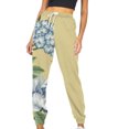 thumbnail image 1 of Pantalones de cintura elástica con estampado informal a la moda para mujer, pantalones largos rectos, pantalones de chándal Fridja  alkflakhf32428, 1 of 5