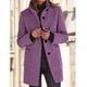 thumbnail image 1 of Chamarras Para Mujeres Otoño Invierno Abrigo De Lana, 1 of 3