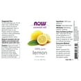 thumbnail image 3 of NOW Essential Oils, Lemon Oil, Cheerful Aromatherapy Scent, Cold Pressed, 100% Pure, Vegan, Child Resistant Cap, 1-Ounce, 3 of 3