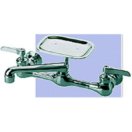 B K Industries 123 009nl 8 In Wall Mount Kitchen Faucet With