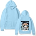 thumbnail image 1 of toraway Sweatshirts pour Hommes Design Graphique Hiver Chandail à Capuche à Cordon Lettre Graphique Épaule Tombante Chandail de Rue TG, 1 of 2