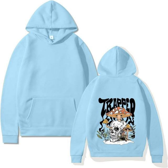 toraway Sweatshirts pour Hommes Design Graphique Hiver Chandail à Capuche à Cordon Lettre Graphique Épaule Tombante Chandail de Rue TG
