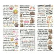 thumbnail image 2 of YAOMOBB Adventure Travel Sticker 6/9 Sheets Easter Water Sticker DIY Craft Bunny Egg Shape Decals for Holiday Candles Tattoos Letter Print, 2 of 6