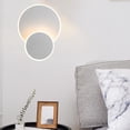 thumbnail image 2 of Lámpara de pared LED, aplique de pared interior para sala de estar, decoración del hogar Blanco Redondo, 2 of 7