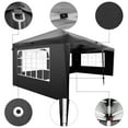 thumbnail image 2 of UBesGoo 10x20 Ez Pop Up Canopy Gazebo Party Tent with 6 Sidewalls Waterproof Black, 2 of 9