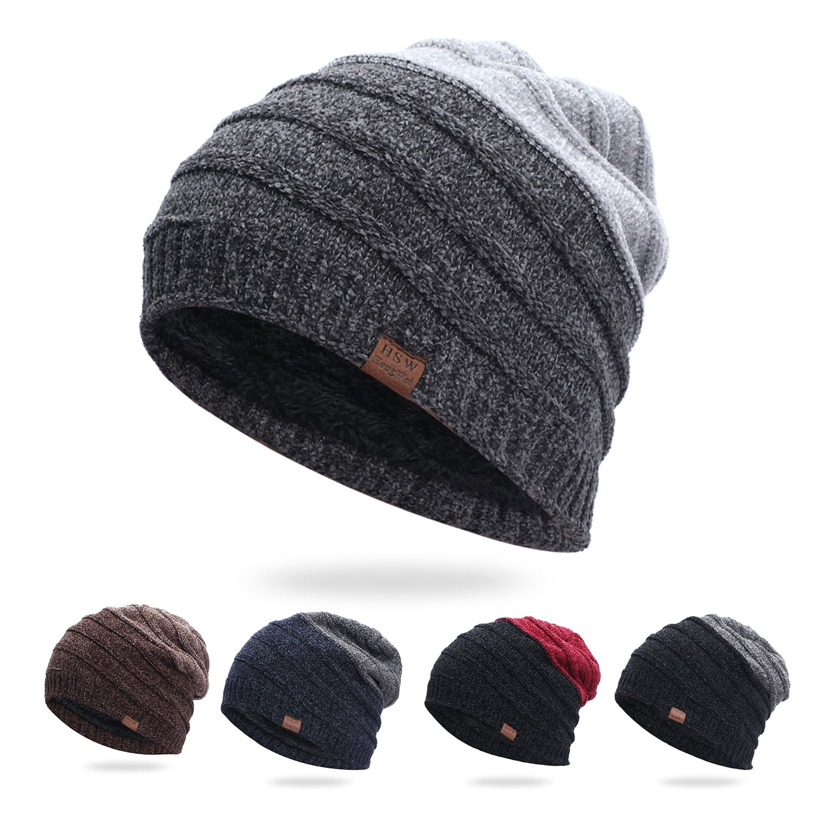 Chunky Knitted Beanies For Women And Men – Warm Acrylic 