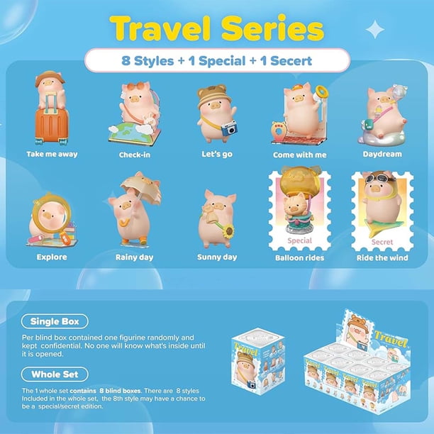 Lulu The Piggy Plush Toy Vinyl Plush Hanging Card Travel Shop