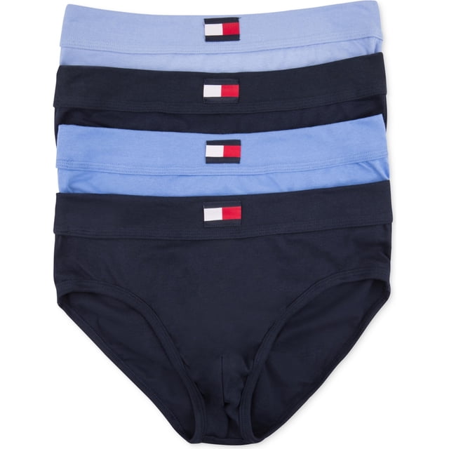 Tommy Hilfiger - Calzoncillos de algodón para hombre, color azul, mediano Tommy Hilfiger Bragas