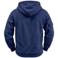thumbnail image 4 of Kids Hoodie with Dog Pouch Boys Oversized Cat Hoodies with Cargo Pockets for Dogs Cats Pet Solid Color Sweatshirts, 4 of 10