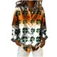 thumbnail image 4 of Tops de Manga Larga de las Mujeres Casual St Patrick'S Day Unisex Imprimir Botón Arriba Blusa de Cuello Giratorio Tops de Manga Larga de las Mujeres de Moda, 4 of 5