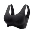 thumbnail image 5 of Sngxgn Women's Push up Bra Underwire Tshirt Padded Lace(Black,XXL), 5 of 6