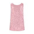 thumbnail image 5 of BOOMNY Toddler Girls Sleeveless Sequins T-Shirts Crew Neck Sparkly Tank Tops for Girl Stage Performance Tops, 5 of 6