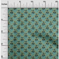 thumbnail image 1 of oneOone Organic Cotton Voile Fabric Leaves & Floral Block Print Fabric By Yard 42 Inch Wide, 1 of 4
