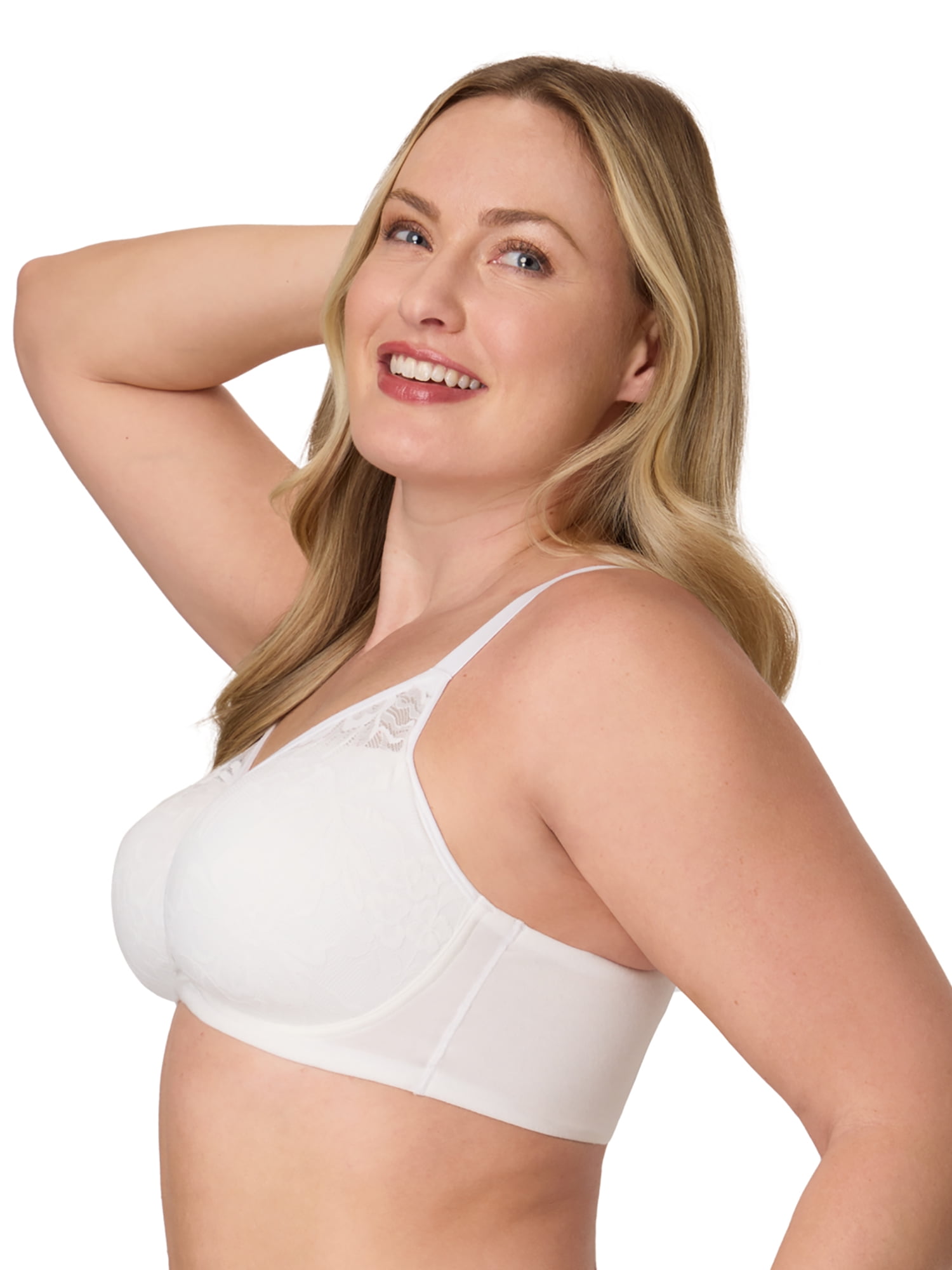 Bali Women's Cotton Modal Wireless Bra with Foam Cups