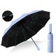 thumbnail image 5 of Paraguas plegable de 60 varillas para días soleados y lluviosos, totalmente automático, grande, de plástico negro reforzado, parasol y protección solar, plegable, de tela, para lluvia., 5 of 6