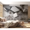 thumbnail image 6 of Surface Texture Wallpaper Wall Mural - Blocks and Concrete Wall, 6 of 8
