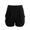 thumbnail image 5 of Elegant And Women's Solid Color Casual Sports Shorts With Slim Fit And Convenient Pockets. Womens Casual Shorts Women's Shorts Casual Pack Womens Jean Shorts Womens Swim Boy Shorts Women's Shorts, 5 of 8