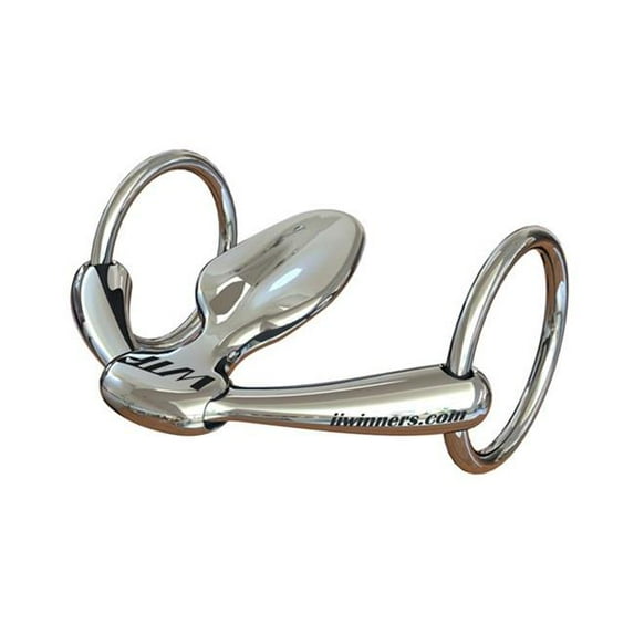 Winning Tongue Plate 3287-5 Loose Ring Bit with Extended Plate - 5 in.