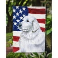 thumbnail image 3 of Carolines Treasures BB9675GF Maremma Sheepdog Patriotic Flag Garden Size  Small multicolor, 3 of 3