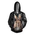 thumbnail image 3 of Ropa de otoño para hombre Sudadera con capucha informal para hombre Sudadera con capucha con cremallera Sudadera con capucha suelta Ropa Y2k Sudadera con capucha con estampado de gatito y conejito par, 3 of 4