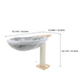 thumbnail image 2 of FESTFENDS 1Set Soft Grey Cat Hammock Hanging Bed Comfortable Lint Cat Tree Accessory, 2 of 8