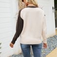 thumbnail image 4 of Pulls pour Femmes Automne/hiver Cardigans Pulls Manteau Tricoté Pull Rayé Col Rond Mode Pull, 4 of 8