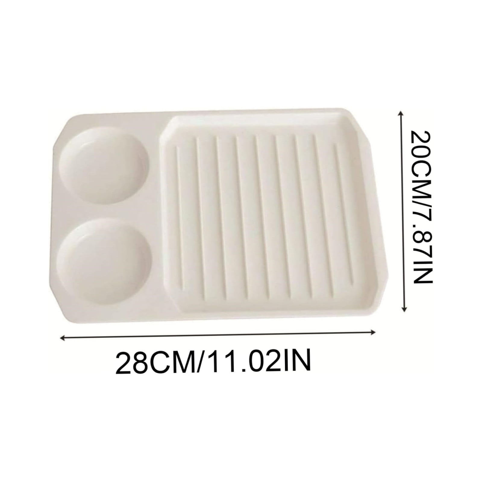 Tswift 2 In 1 Microwave Oven, Microwave Bacon Cooker 11X8In Grooved White Microwave Bacon Tray With 2 Egg Poachers Non-Sticky Safe And Quick Classic Bacon Pan Gift, Bacon Cooker