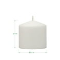 thumbnail image 4 of Stonebriar Collection Unscented White Pillar Candle, 6-Pack, 3" x 3", 18-Hour Burn Time, 4 of 11